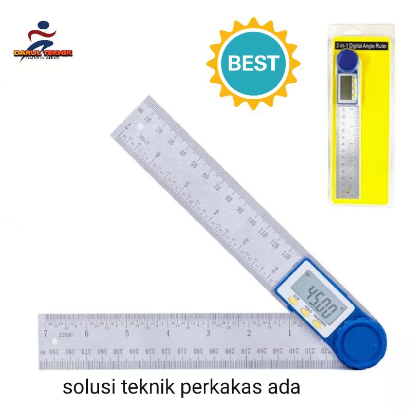 

ALAT UKUR BUSUR DRJAT DIGITAL2-IN-1ANGLE RULER