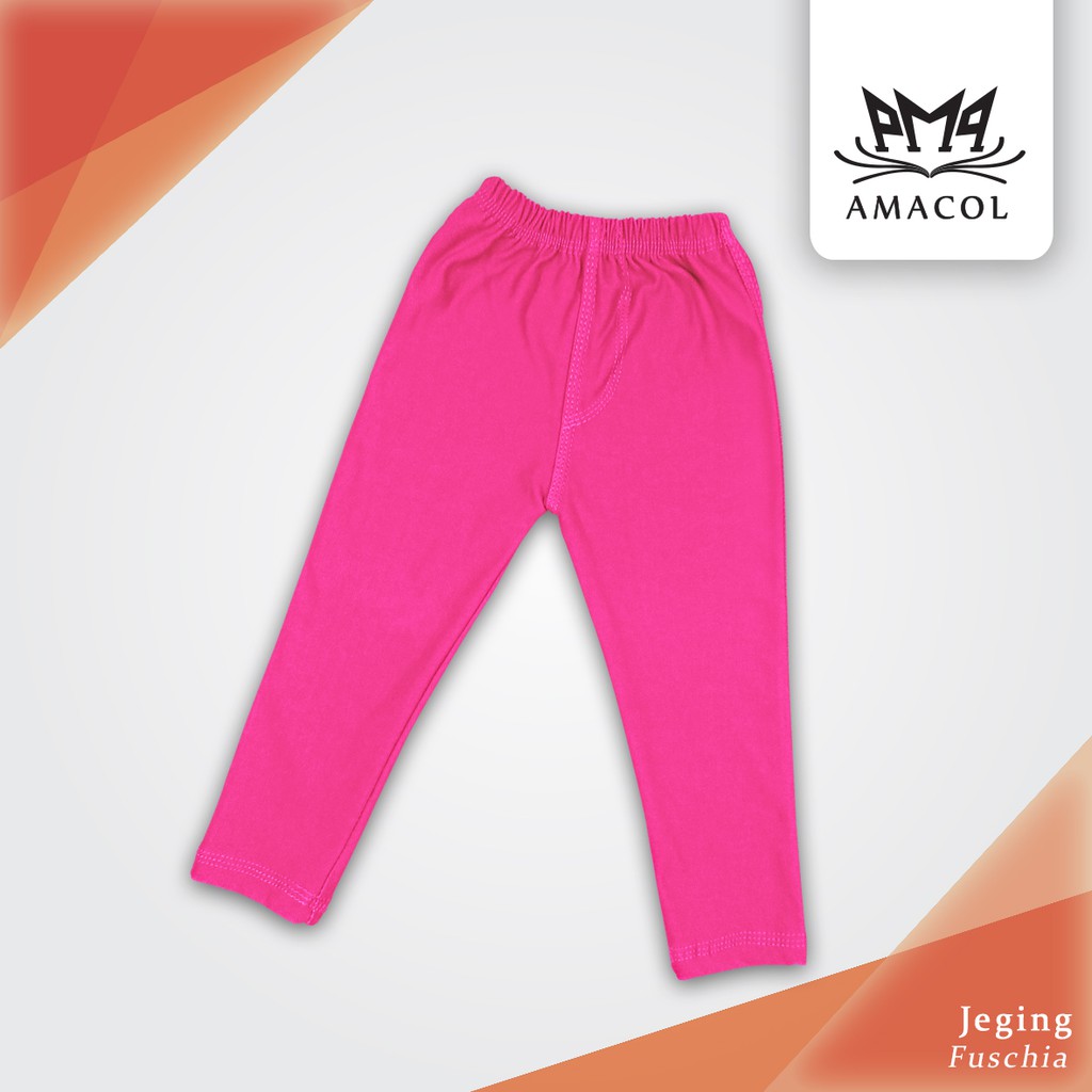 Amacol Celana Jegging Polos Anak by Amacol (Fuschia)