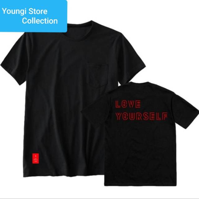 TSHIRT KAOS BTS LOVE YOURSELF WORLD TOUR KPOP IMPORT QUALITY