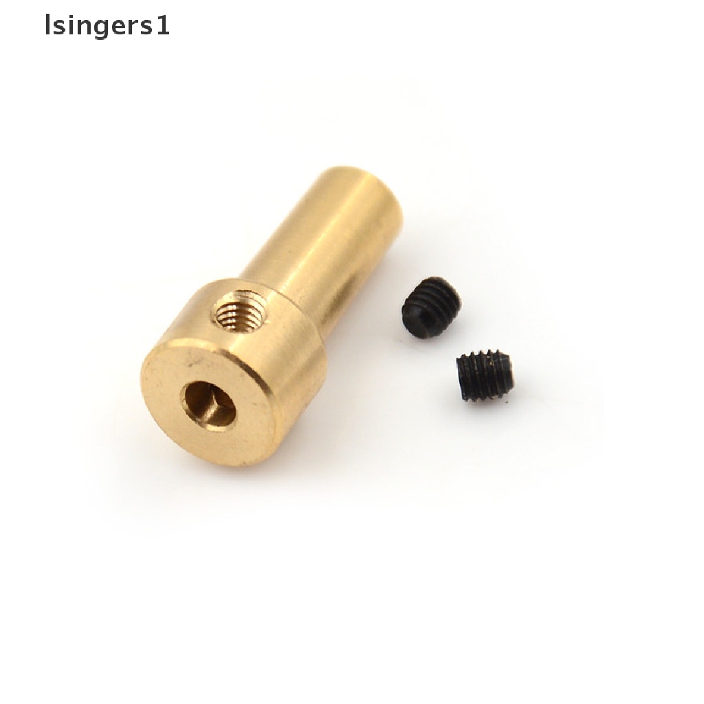 (lsingers1) Bor Chuck JT0 Coupling Motor Shaft Coupler Elektrik Bahan Kuningan 2.3mm