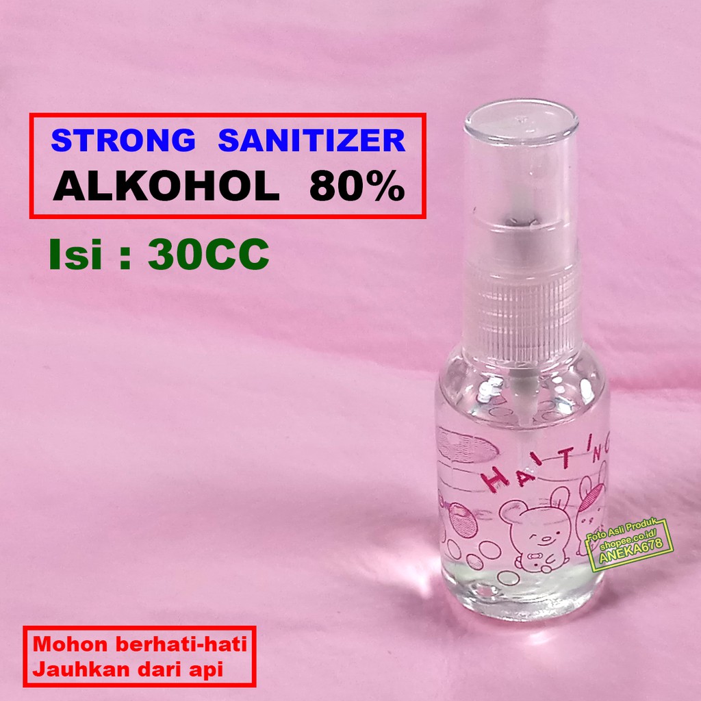 STRONG HAND SANITIZER ALKOHOL ANTISEPTIC ANTI VIRUS BAKTERI KUMAN