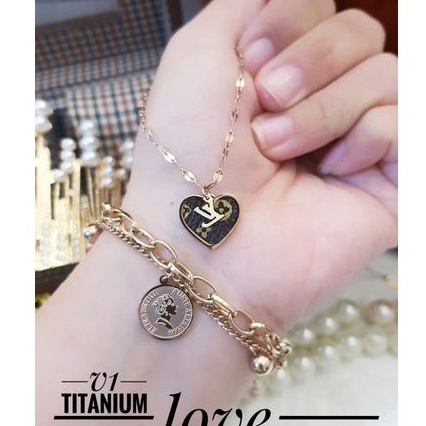 TiTanium set gelang dan kalung p728282