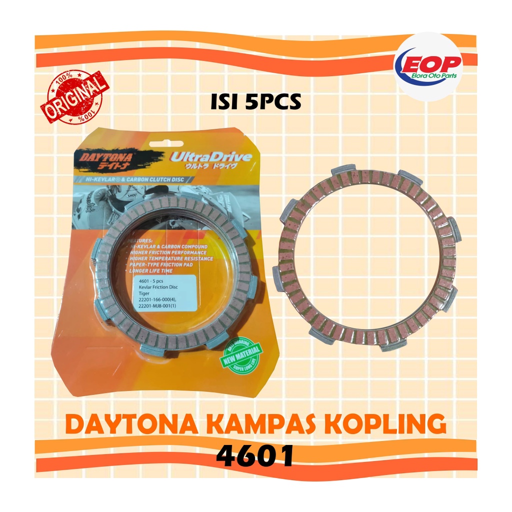 KAMPAS KOPLING ORIGINAL DAYTONA TIGER MEGAPRO GLPRO 4601