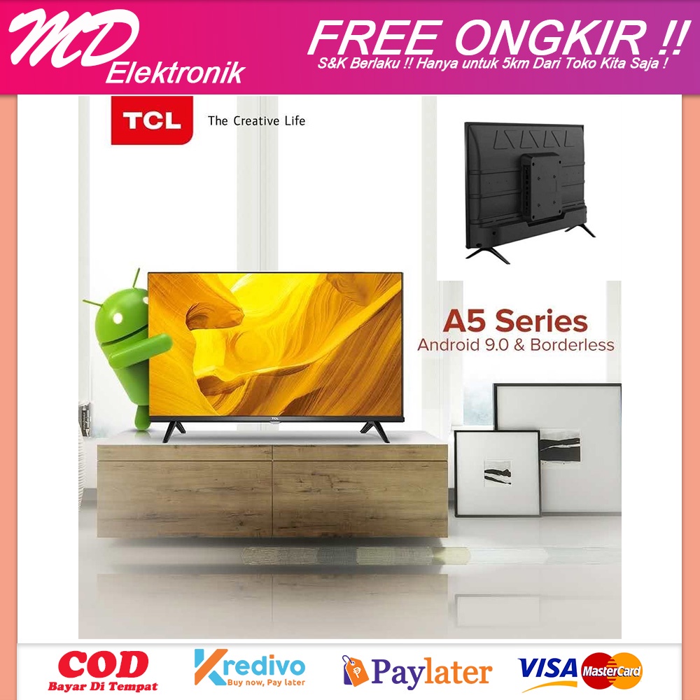 SMART TV TCL 32IN 32A5 KHUSUS BANDUNG & JAWABARAT