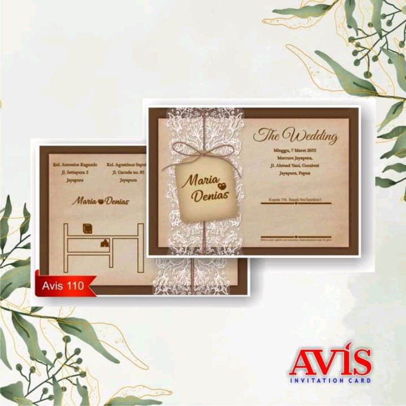 undangan nikah avis 110