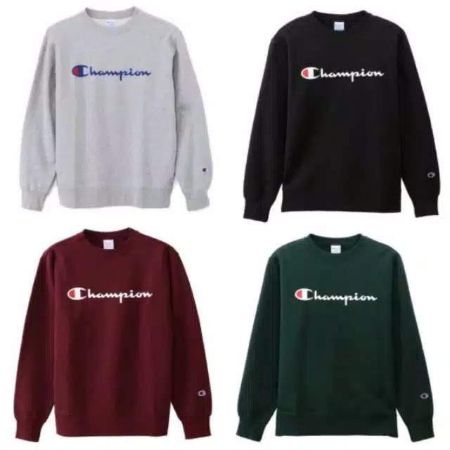 Champion Basic Logo Crewneck Sweatshirt
