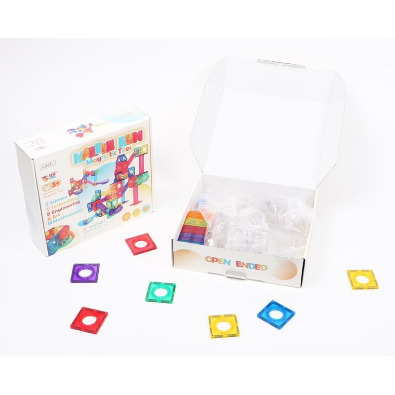 MNTL Marble Run Magnetic Tiles