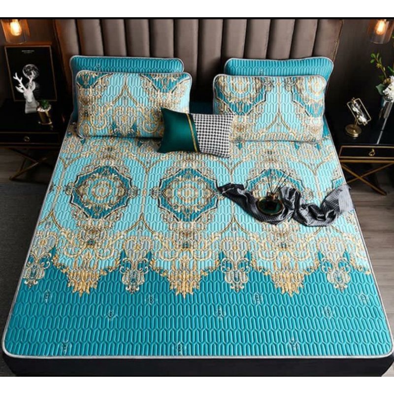 SPREI / KARPET ICE SILK LATEX UK 180X200 ANTI AIR KARAKTER SEPRAI WATERPROOF