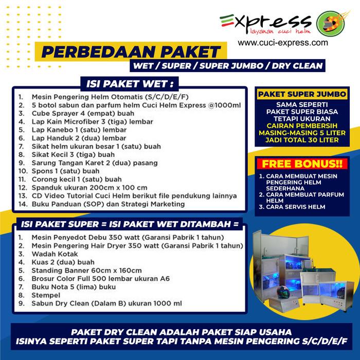 Clothes Dryer / Paket Usaha Wet C Kemitraan Bisnis Cuci Helm Mesin Pengering