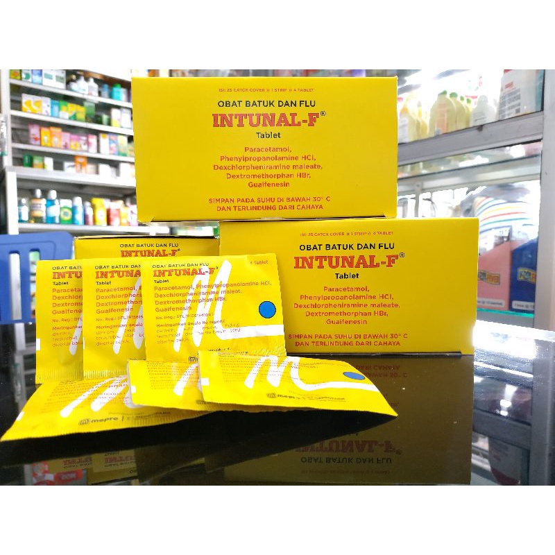 INTUNAL F FORTE KUNING 1 STRIP 4 TABLET