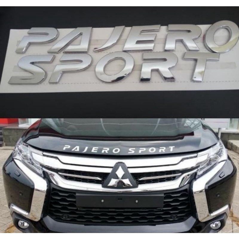 EMBLEM HURUF KAP MESIN PAJERO SPORT