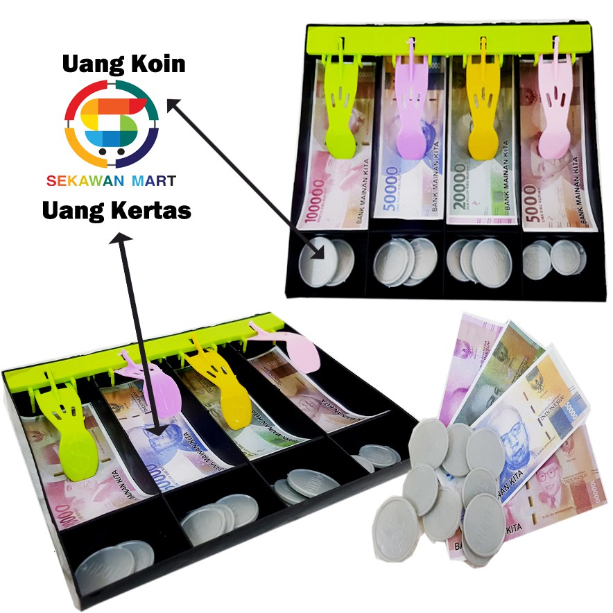 Mainan Anak Mesin Kasir/ Mainan Anak Indo Kasir 7300A