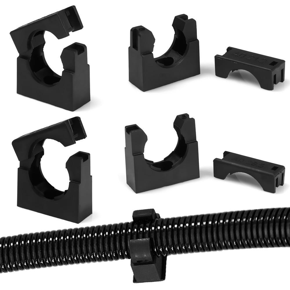 Top 5Pcs Klem Selang Kabel Fitting Listrik Metal Pengikat Hardware Pipa Mounting Fix