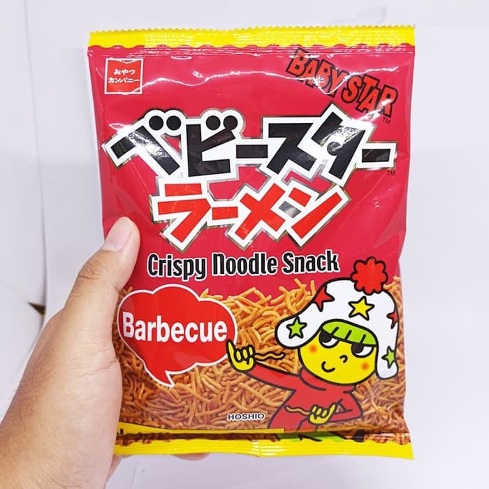 

BABY STAR CRISPY NOODLE SNACK BARBEQUE - CAMILAN MIE GURIH 90 GR