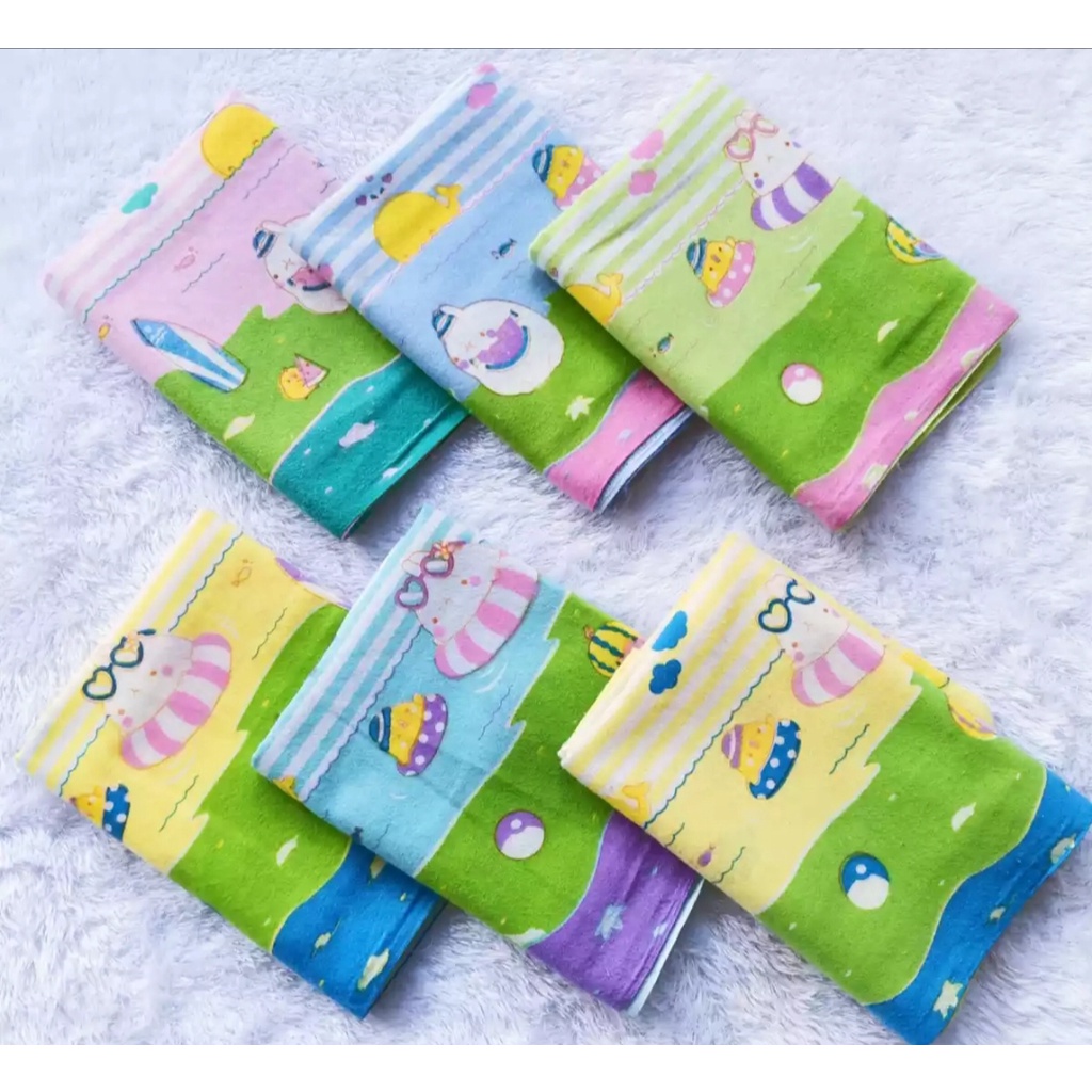 Bedong Parnel Selimut Bayi Premium isi 6 pcs