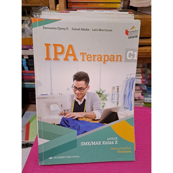 BUKU BEKAS IPA TERAPAN KELAS 1 SMK ERLANGGA