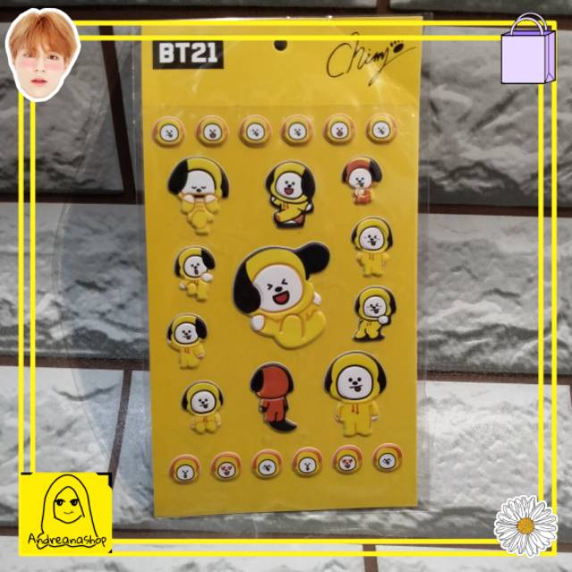

[PROMO CUCI GUDANG!!!] STIKER BUBBLE BT21 BTS
