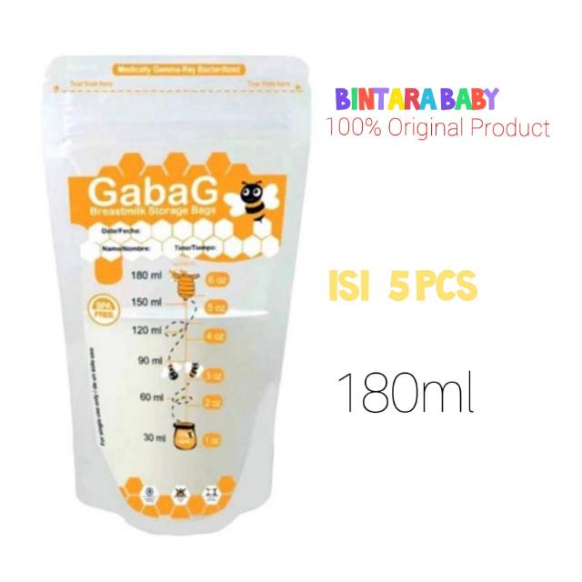 Original Gabag Kantong Asi Gabag 180ml isi 5 Plastik Asi Gabag / Kantung Asi isi 5