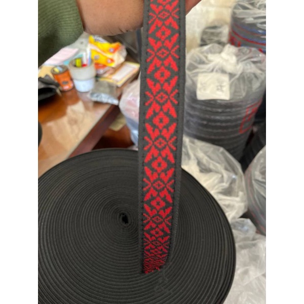 Webbing Bisban Motif Kupu-kupu