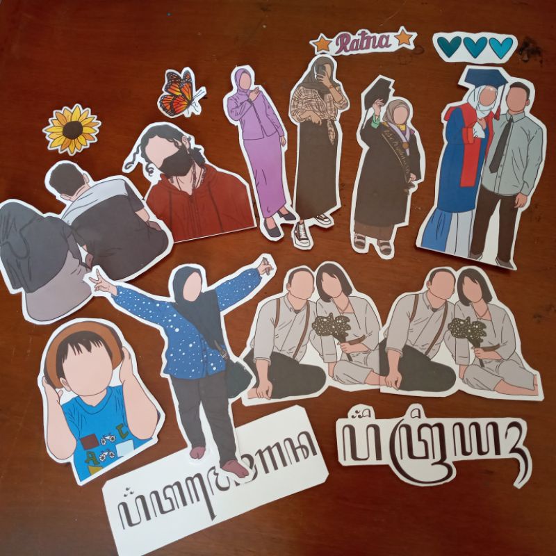 

Custom stiker murah (bebas request gambar tanpa minimal order)