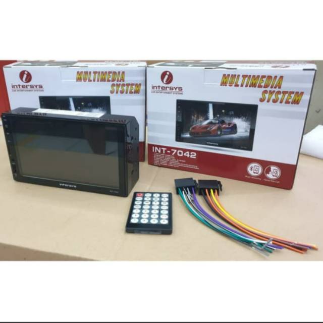 Double Din intersys INT 7042 deckles mobil universal