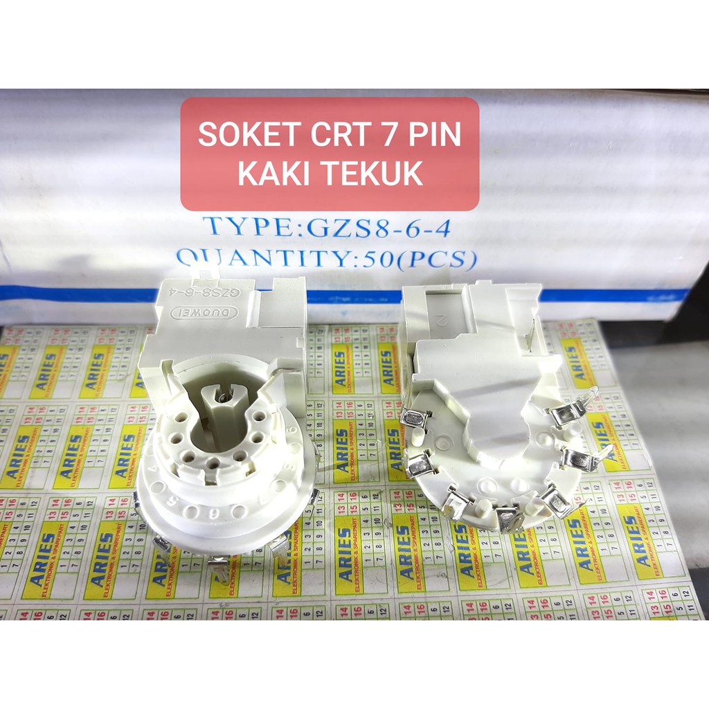 SOKET CRT 7 PIN TEKUK GZS 8 6 4