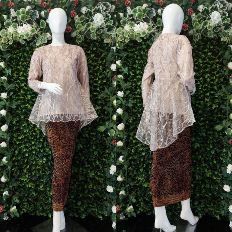 TUNIK KEBAYA WISUDA/KEBAYA PESTA MODERN/KEBAYA LESTI