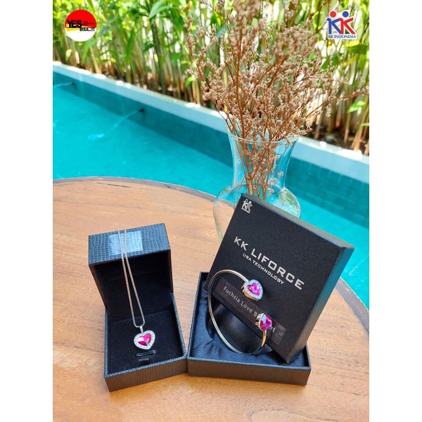 KKL Fuchsia love & Bracelet Fuchsia love
