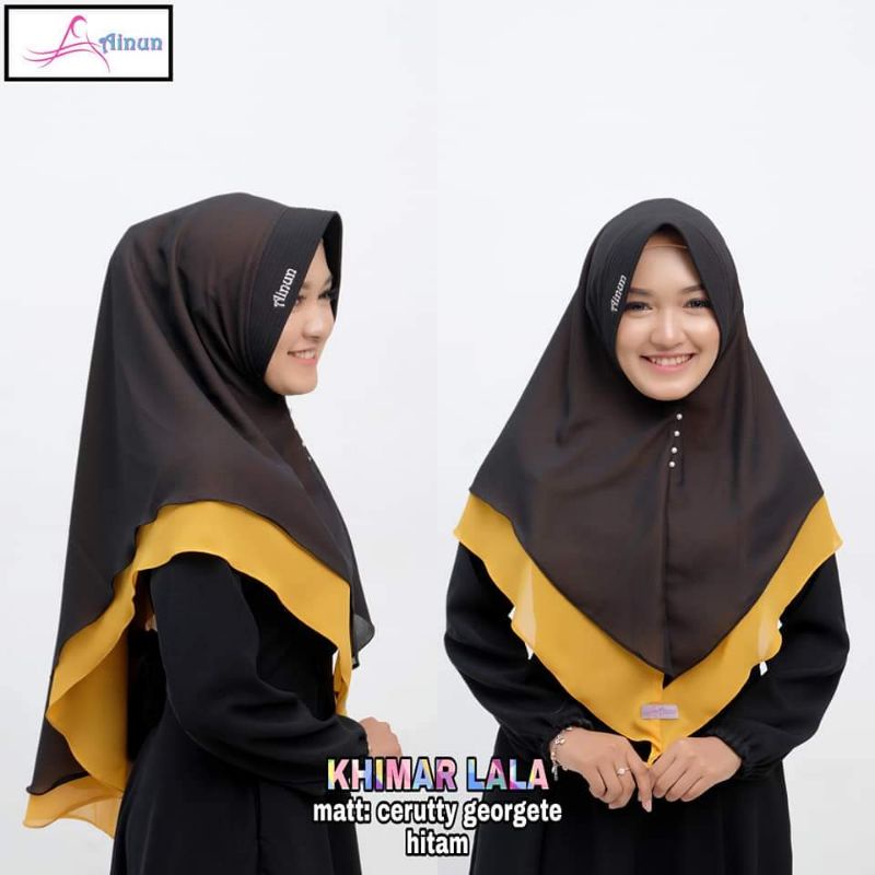promo slae ngabisin stok Khimar Lala original Ainun