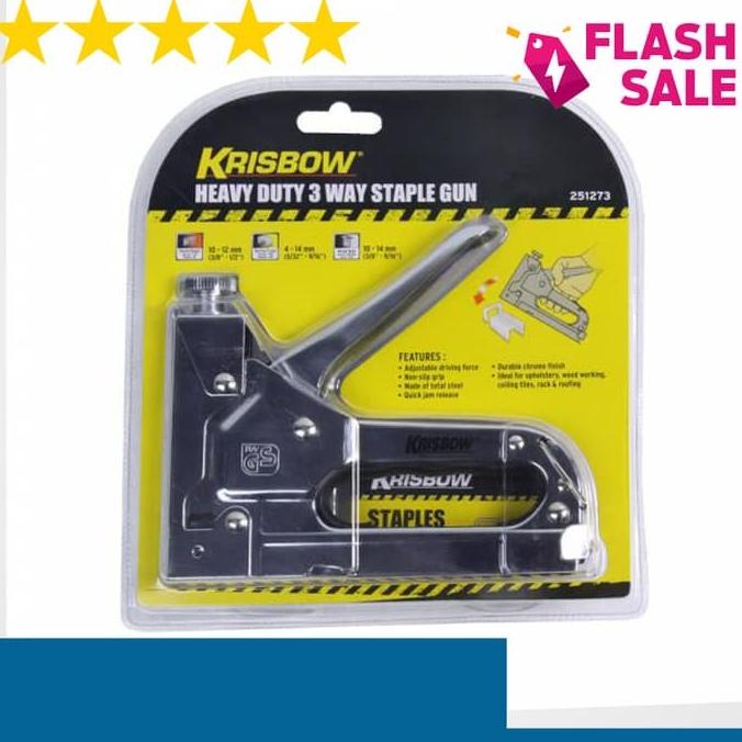 

Steples Tembak Krisbow Heavy Duty 3 way Staple Gun Kualitas Terbaik lightn33 Buru Order
