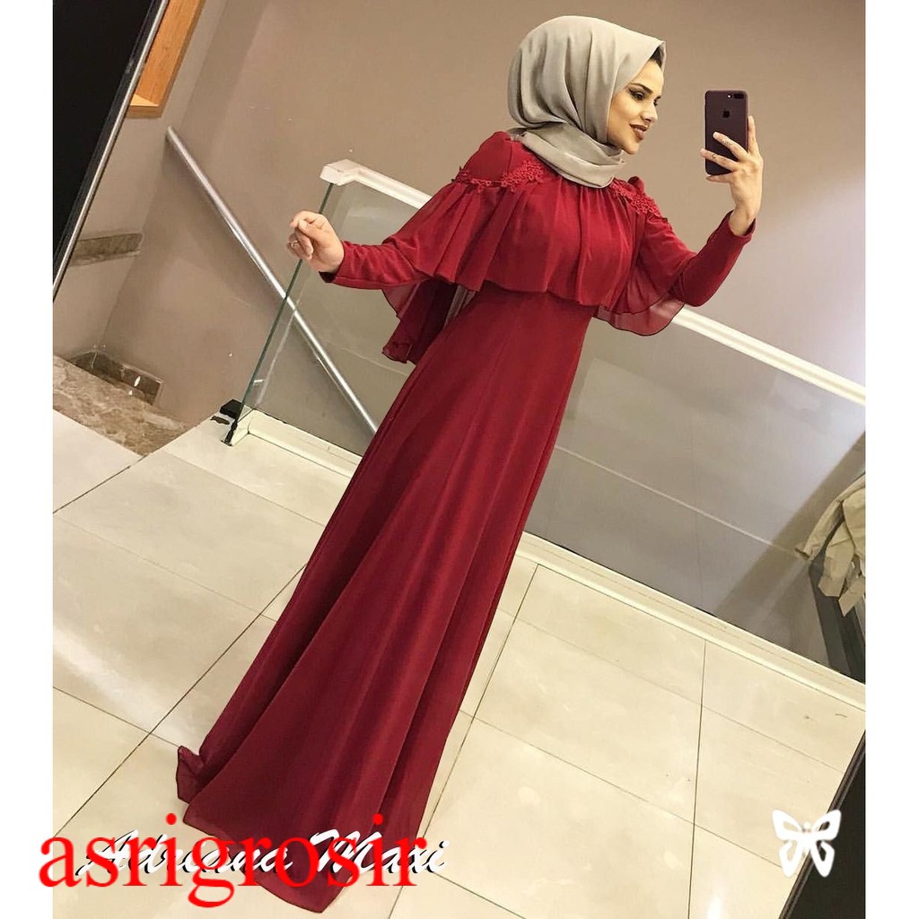 HOPYLOVY - Maxi Dress Wanita Adriana