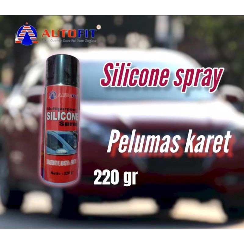 Silicon spray autofit pelumas multi fungsi karet pintuk kulit jok pembersih debu dan kotoran