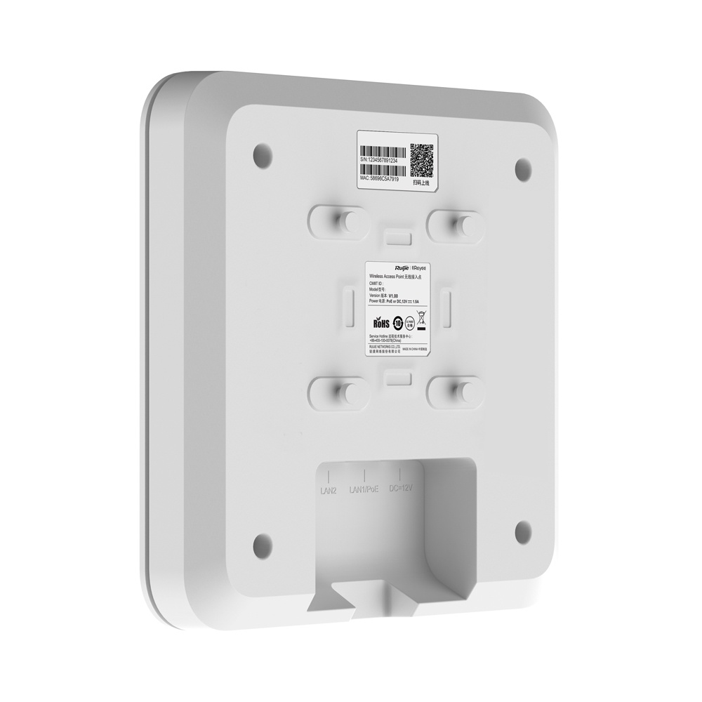 RUIJIE REYEE RG-RAP2260(G) Wi-Fi 6 Dual Band Ceiling Mount Access Point