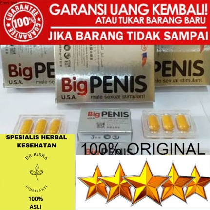100% ASLI Original 100% {12 Tablet} USA Big~Pennis Asli Big-Penis