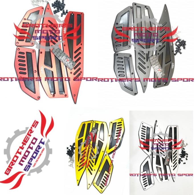 bordes black diamond xmax karpet xmax pijakan kaki xmax bordes xmax