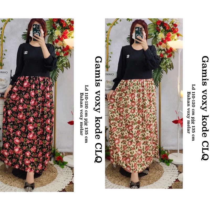 Gamis voxy busui kode CLQ