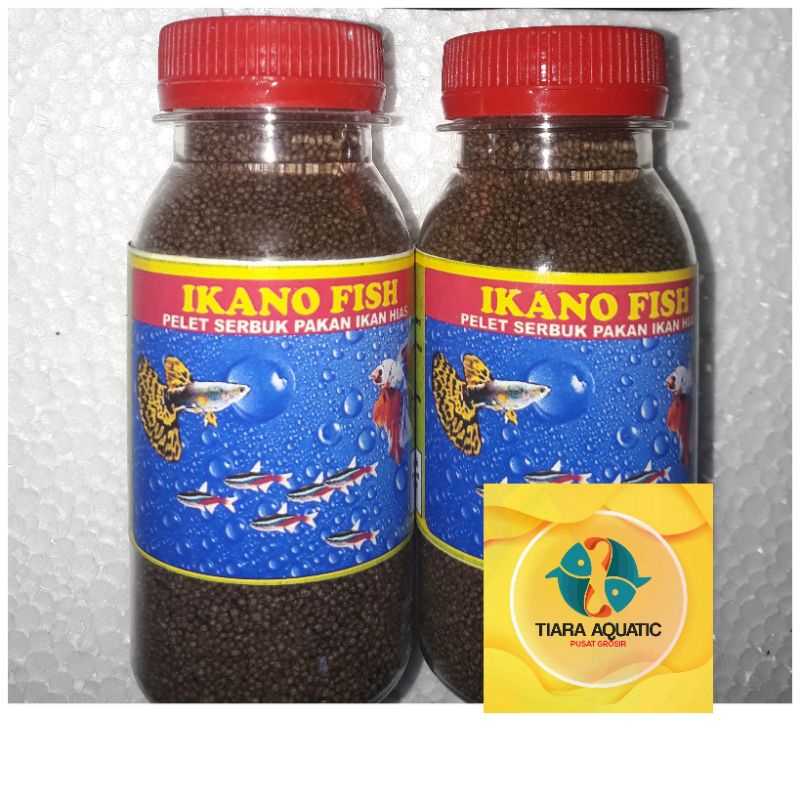 Jual Ikano fish Pakan Betta,guppy,molly botol sedang | Shopee Indonesia