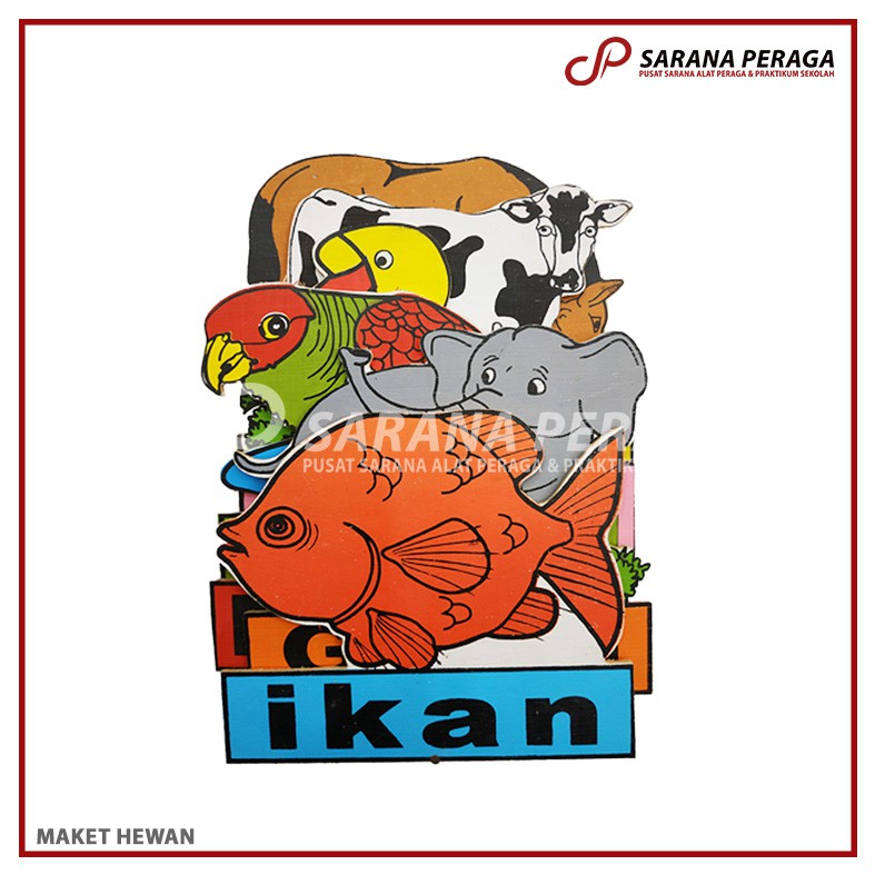 SaranaPeraga - Maket Hewan / Maket Binatang / Miniatur Hewan / Maket Berdiri Hewan / APE Paud - Main