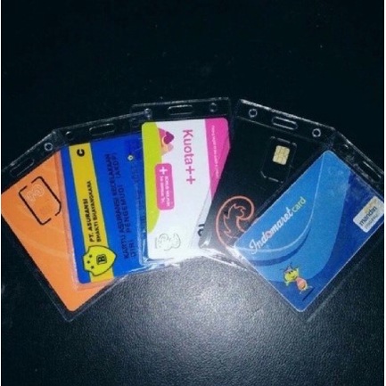 

Sampul Plastik KTP Etoll cover Kartu ATM Asuransi Dll
