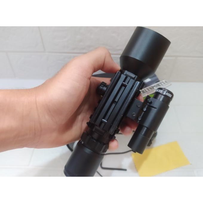 Telescope M9 Ls3-10X42E Teleskop M9 Ls3-10X42E Laser Merah Accurate M9