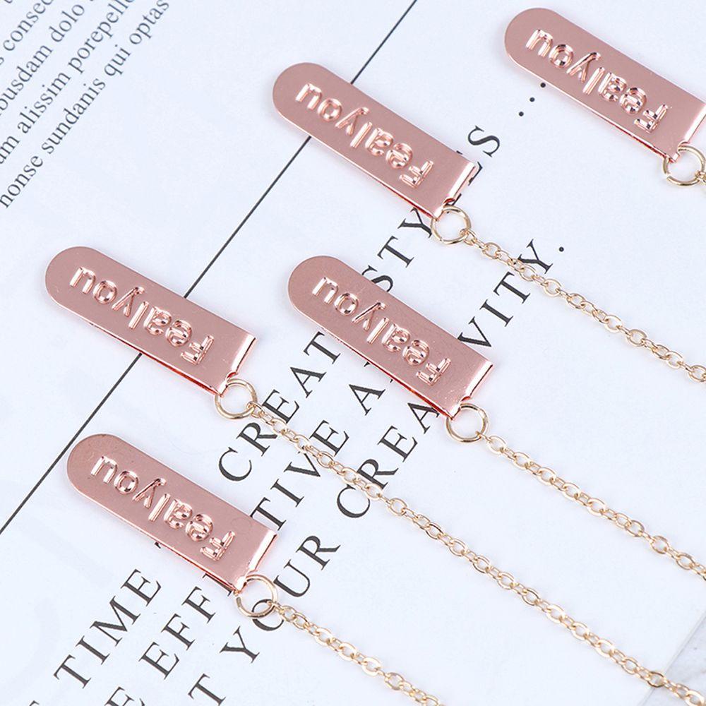 Agustina Pendant Bookmark School Supply 1PC Paduan Rantai Penanda Bacaan Halaman Bookmark Book Tag Tanda Pagination