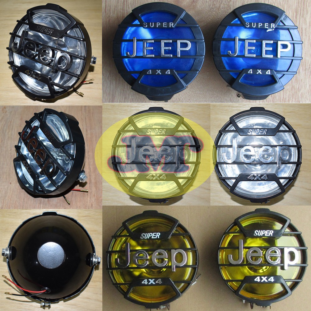 Lampu Depan Jeep 4x4 Cocok Untuk CB l RX King l Scorpio l Ninja l Vixion l Custom l Japstyle l Dll L