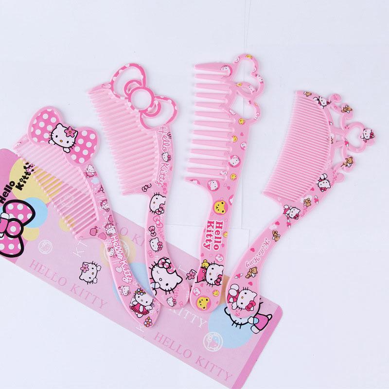 Set Sisir dan Cermin Motif Kartun untuk Anak  Perempuan  