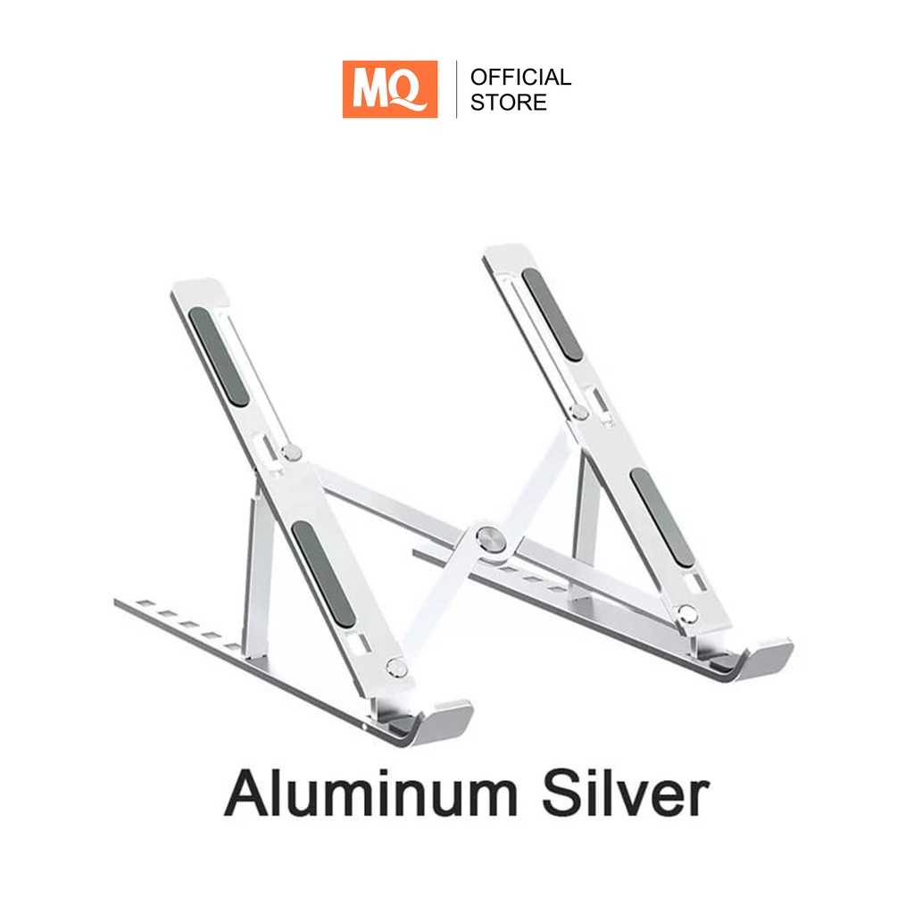 MQ Laptop Stand Holder Portable Aluminium Multifungsi Anti Slip Untuk Laptop/Notebook LS-001