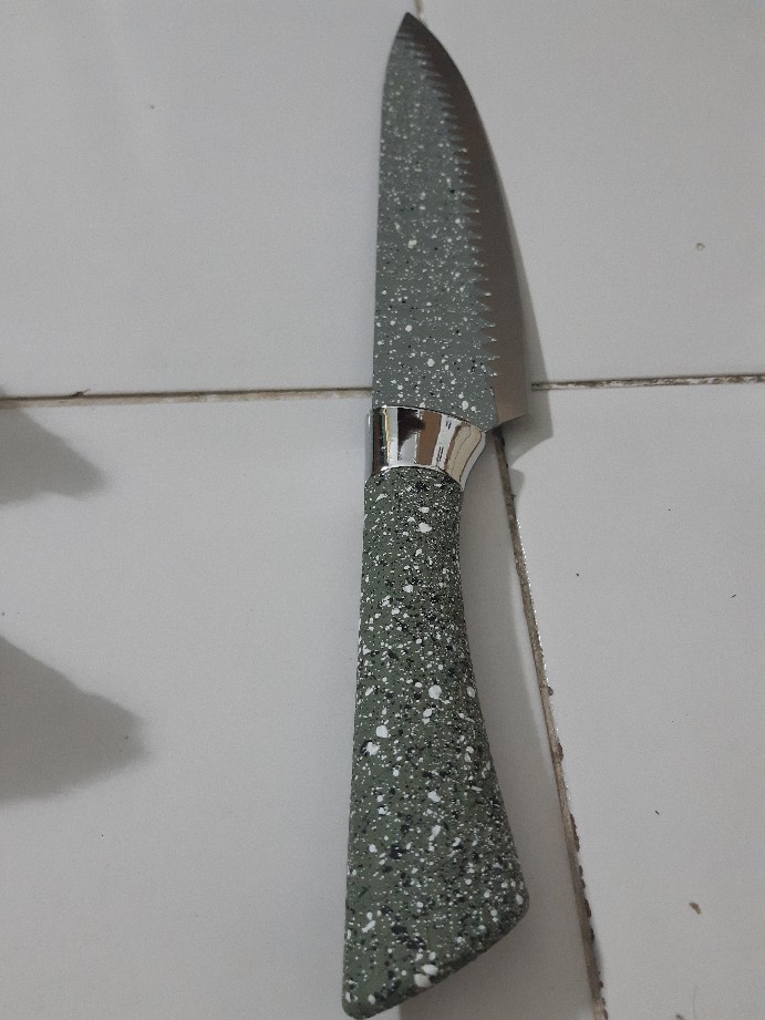 Pisau Dapur Potong Daging Super Tajam Premium Knife Morena Granit Serbaguna