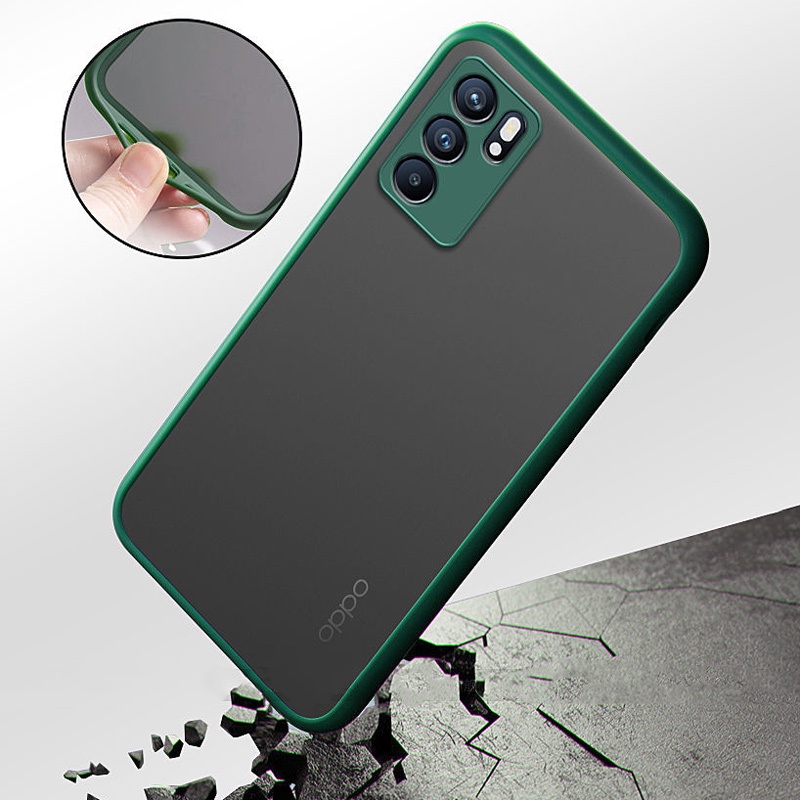 Hard Case Pelindung Lensa Kamera Warna Permen Untuk OPPO Reno 7Z 6Z 6 Pro 5 A16K A16 A74 A54 4G 5G