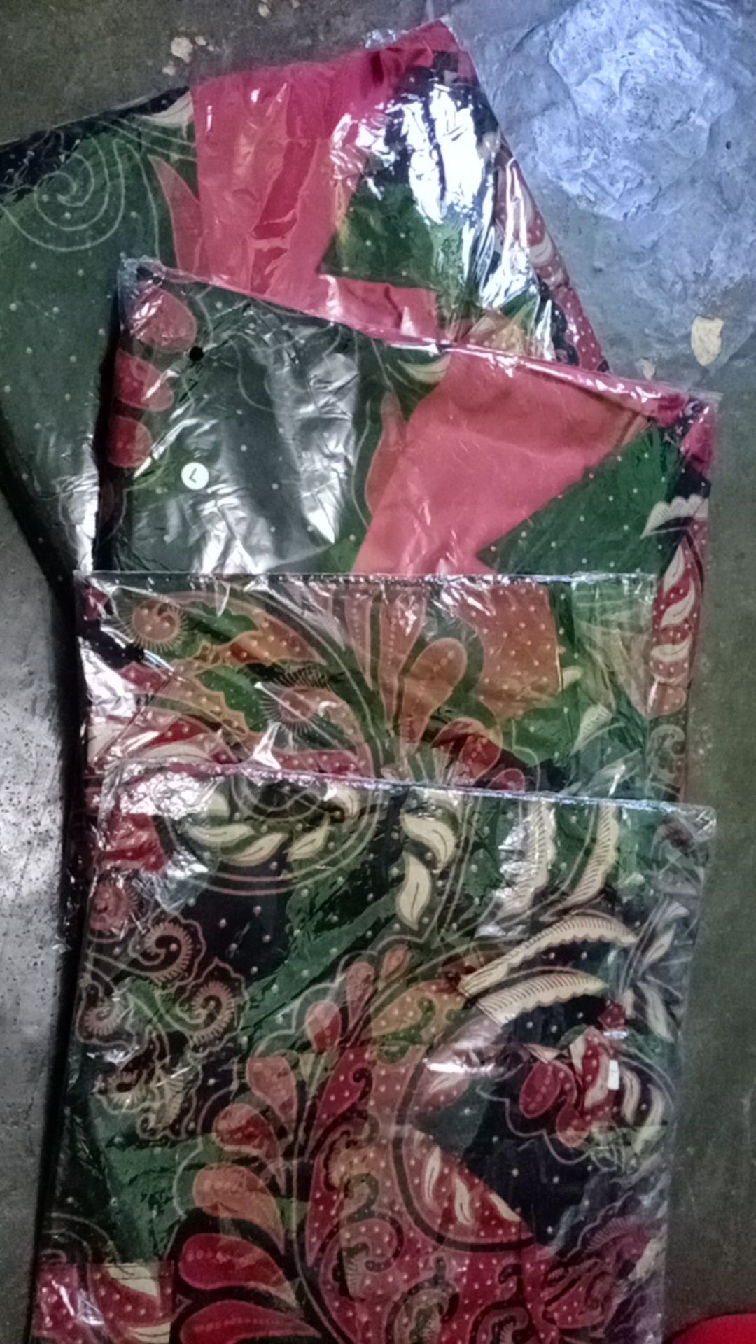 Batik Couple Keluarga Sania Ruffle Ori Ndoro Jowi Dnt Velvet Merah