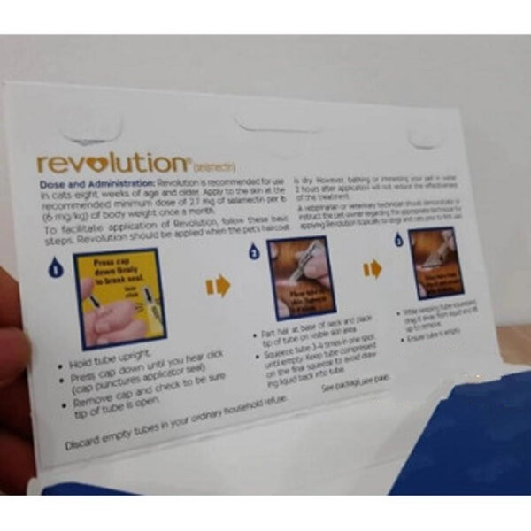 REVOLUTION CAT Obat Kutu untuk Kucing Dewasa for Adult Cats Selamectin