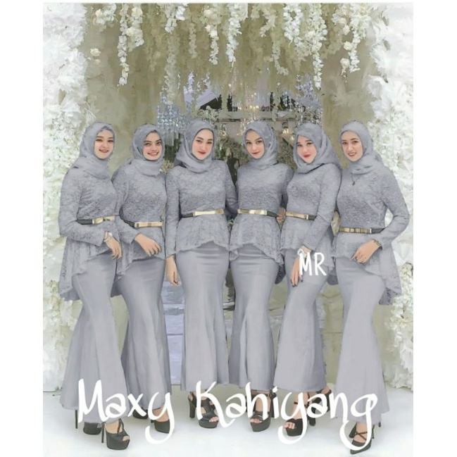 PCS MAXY KAHIYANG 2 UKURAN L DAN XL MR ADA VIDEO REVIEW ASLI PRODUK FASHION PAKAIAN WANITA DRESS GAMIS MAXI