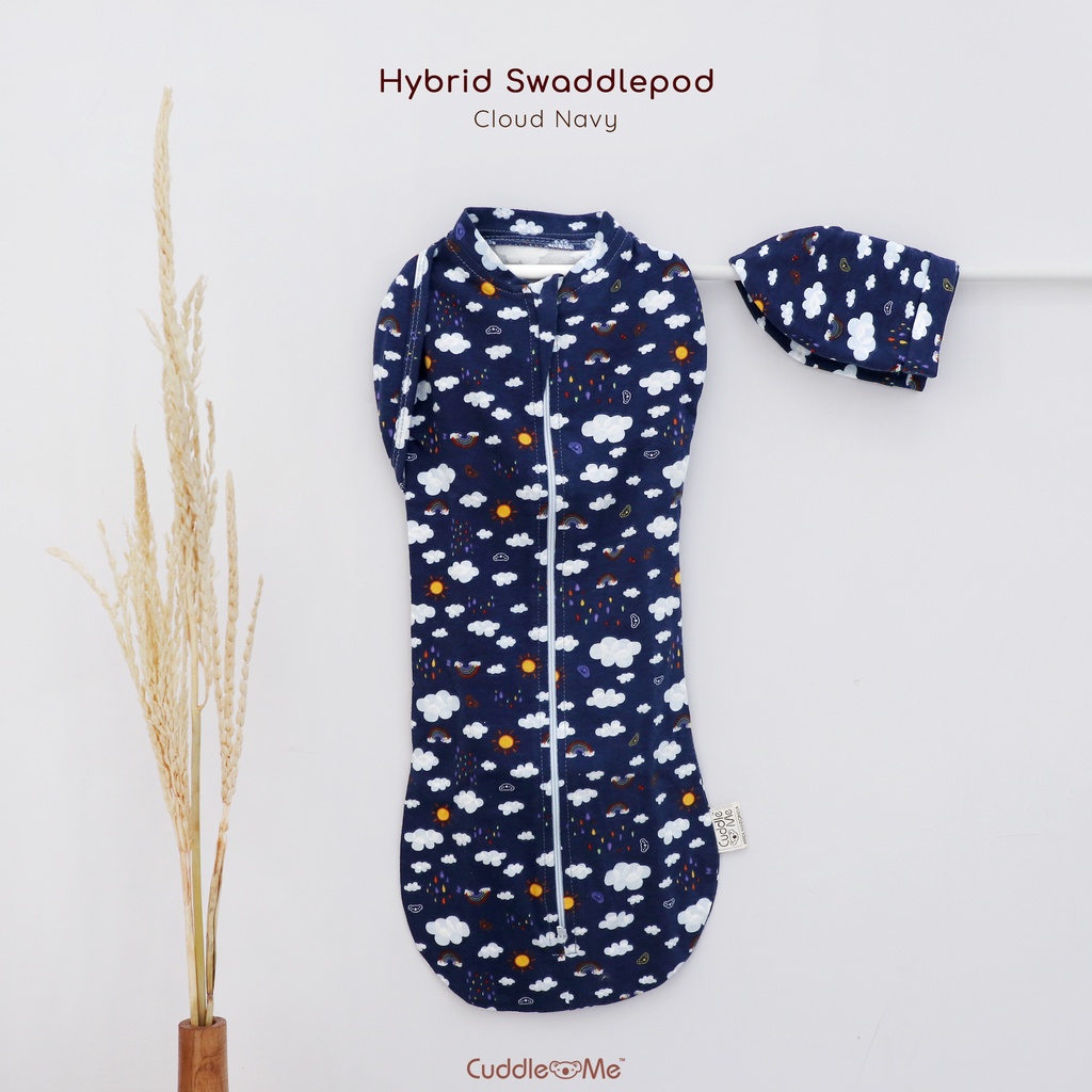 CuddleMe Hybrid Swaddlepod Bedong Bayi Instan - Bedong Bayi